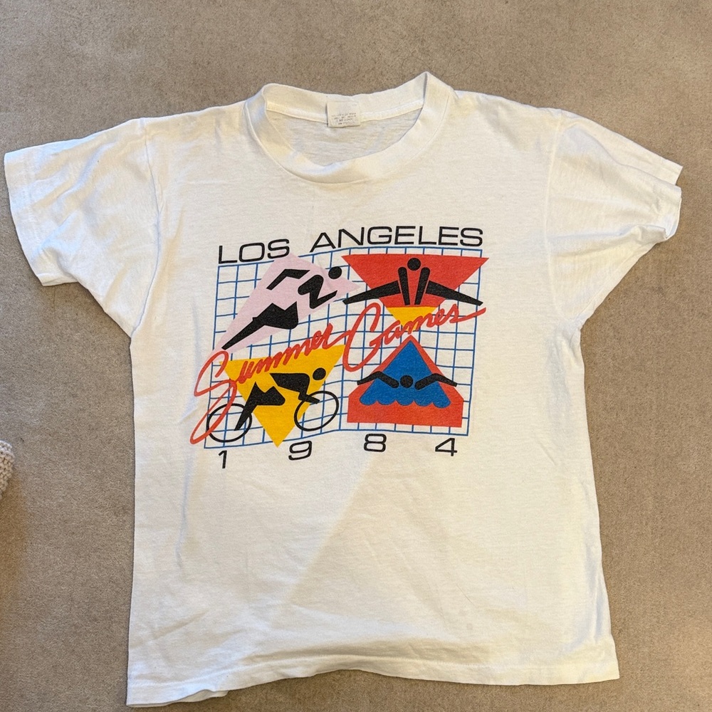 Los Angeles Olympic Summer Games 1984 Vintage Tee